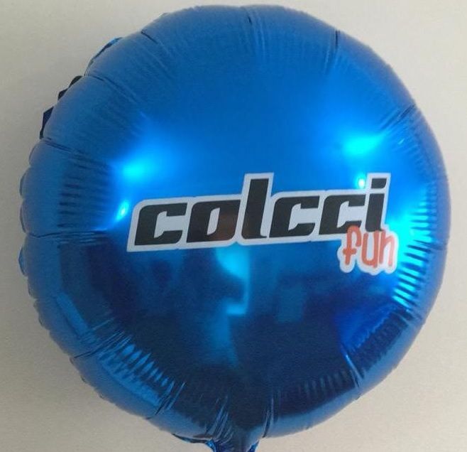 Balão metalizado azul