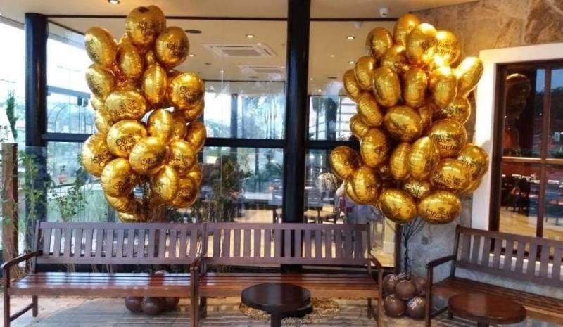 Balão metalizado dourado