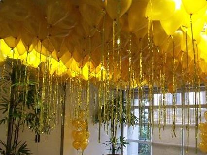 Empresa de decoração com balão